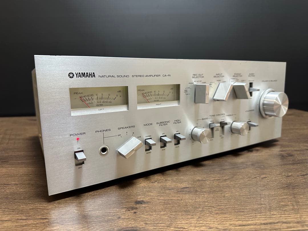 完動品　YAMAHA ヤマハ プリメイン アンプ CA-R1 取り扱い説明書付き