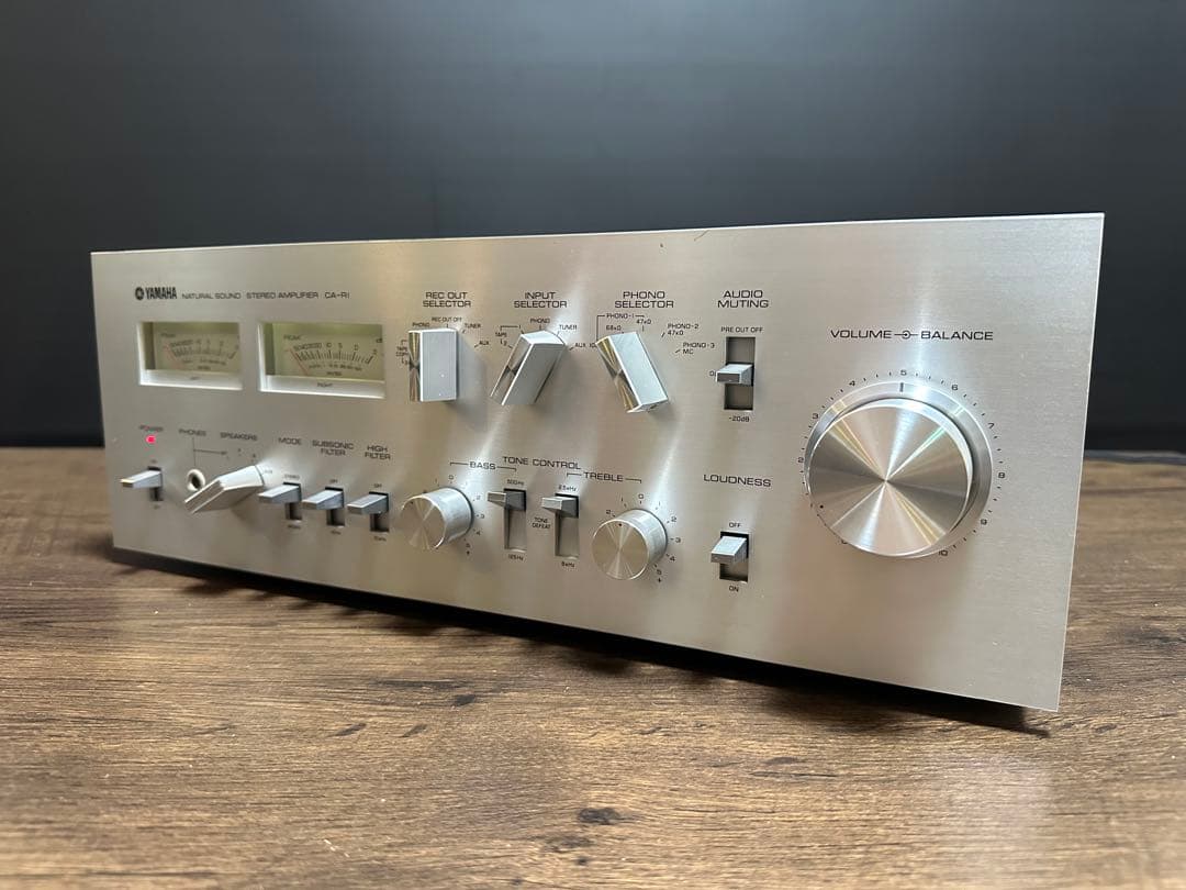 完動品　YAMAHA ヤマハ プリメイン アンプ CA-R1 取り扱い説明書付き