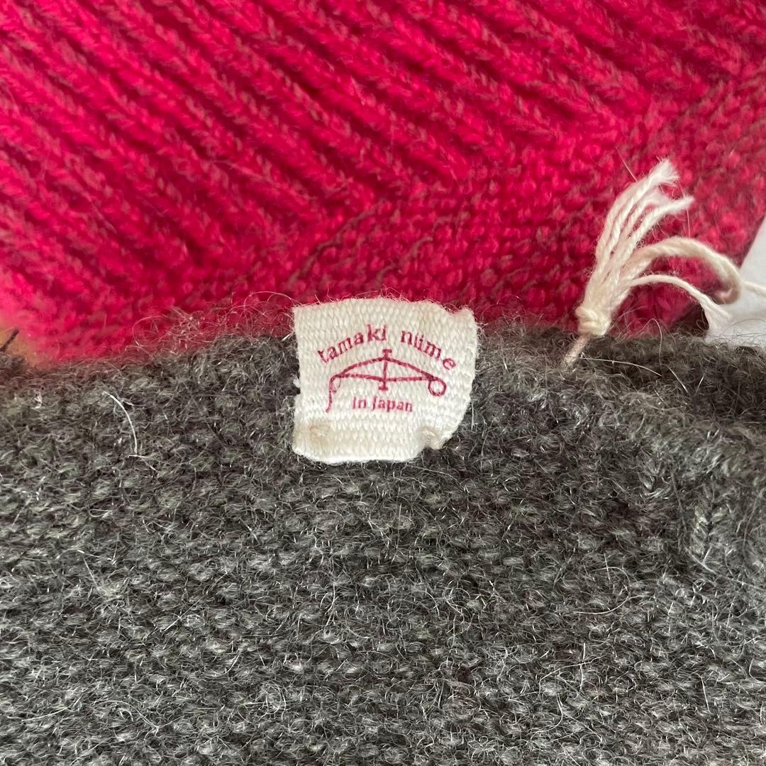 新品タグ付✨定価2.2万 タマキニイメ boso long カシミヤ混 超ロング