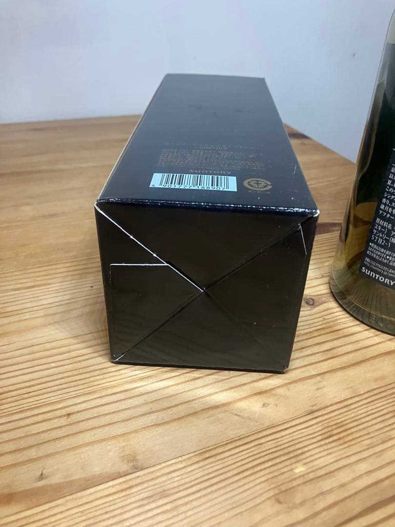 山崎 18年 シングルモルトウイスキー 700ml空き瓶と箱