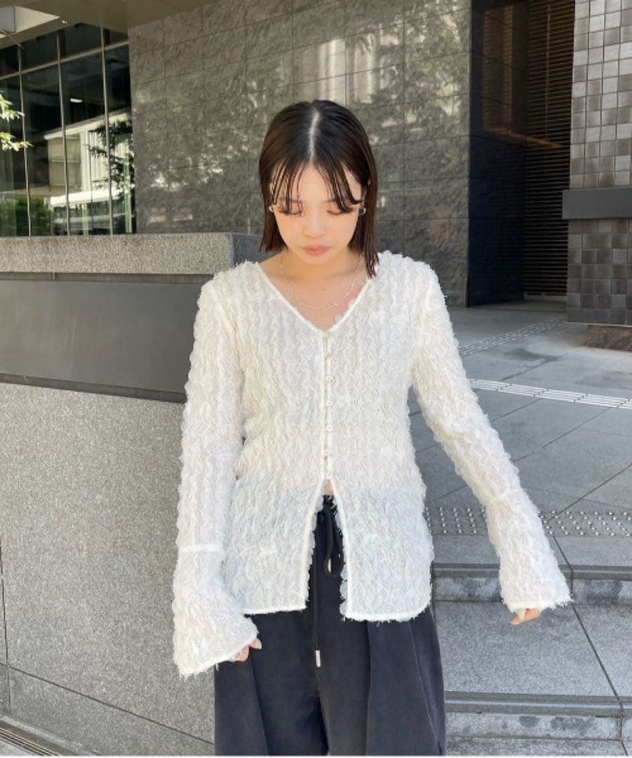 トップス FURYL JACQUARD TOP