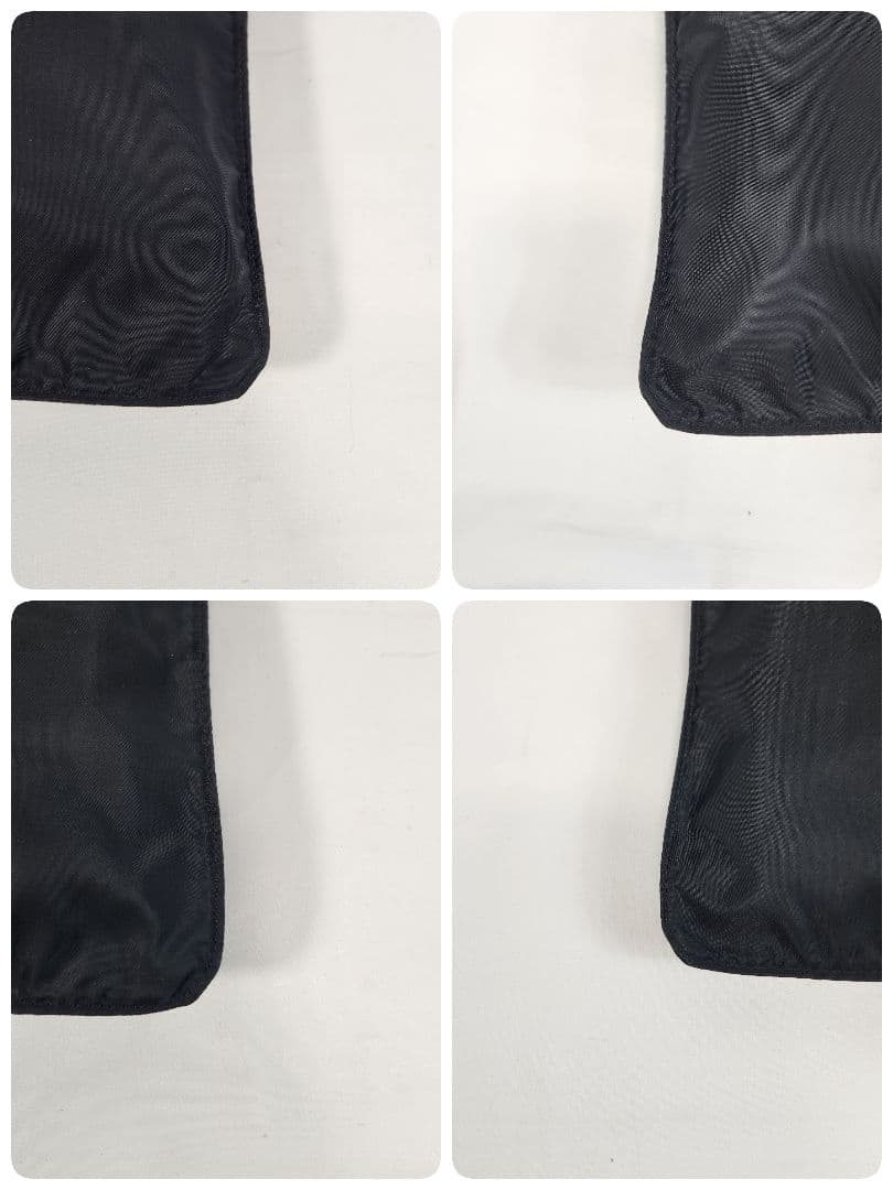 極美品 PRADA プラダ サコッシュ テスートナイロン ロゴプレート 黒