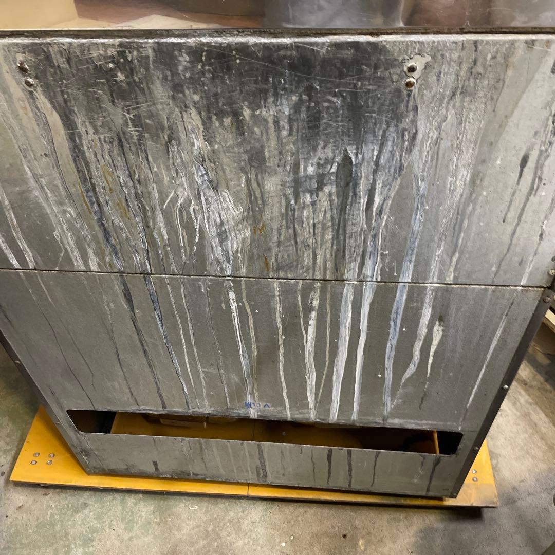 大型ステンレス　タニコー製の業務用2槽式ガスフライヤー　NB-TGFL-C87W