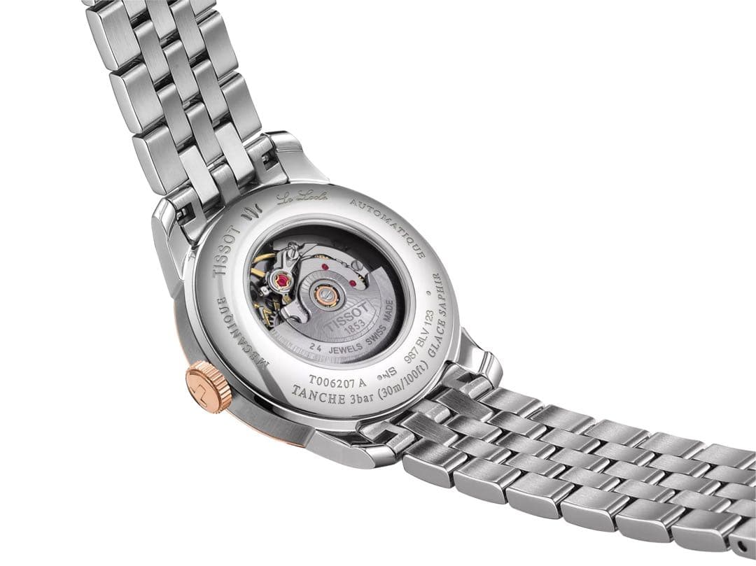 Tissot 自動巻き時計 シルバー/ローズゴールド