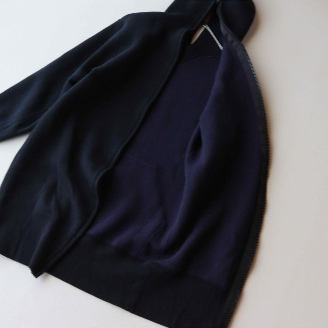 5403【極美品】サカイ　スポンジロングパーカー 23AW　スウェット ジップ