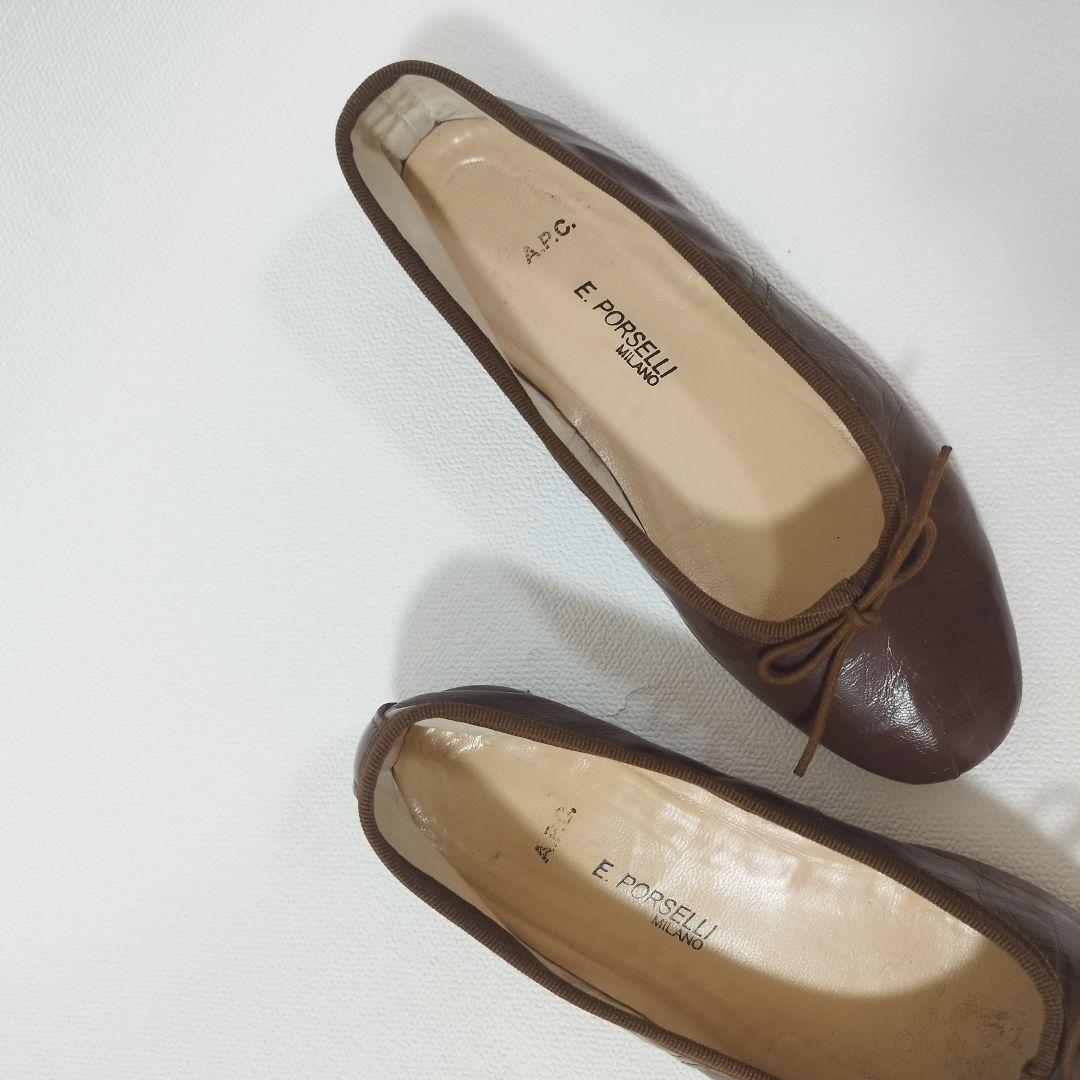 ポルセリ アーペーセー 別注 バレエシューズ パンプス