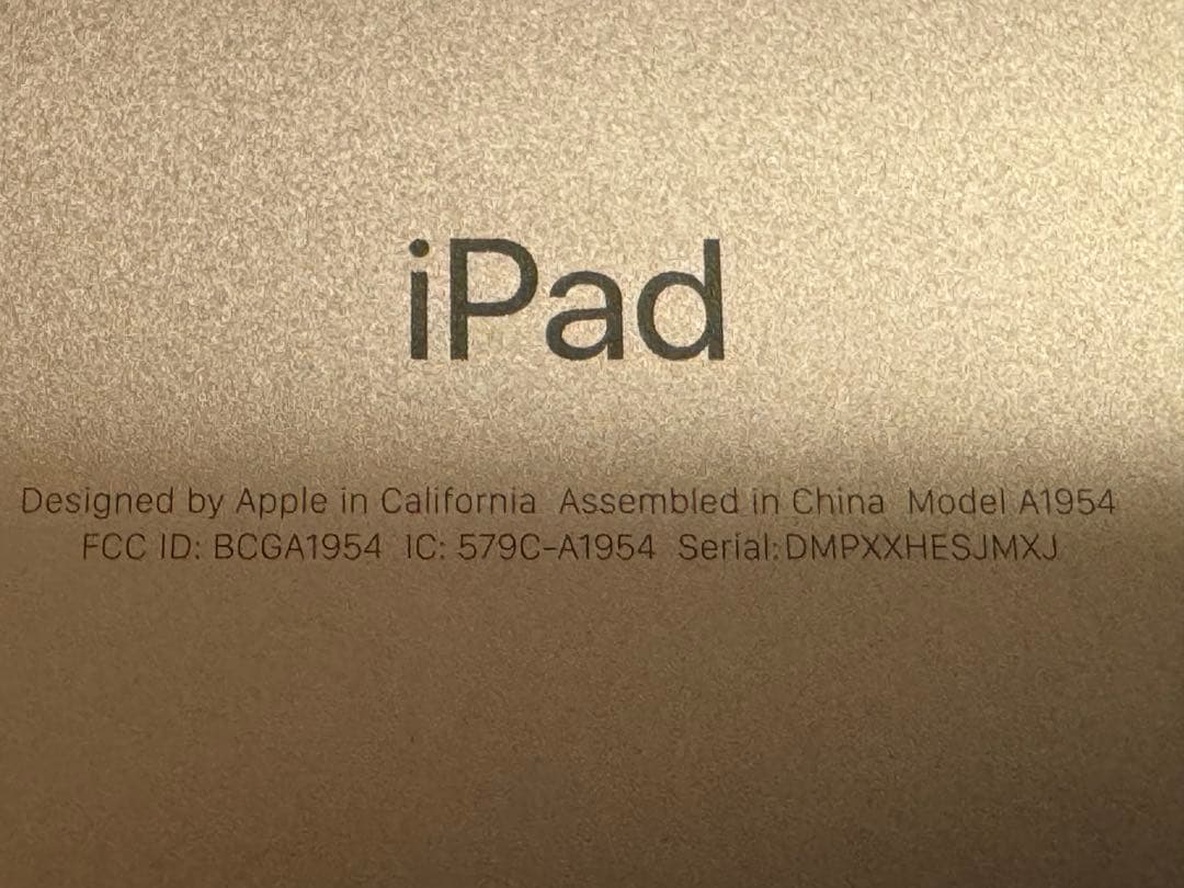 iPad ゴールド 本体