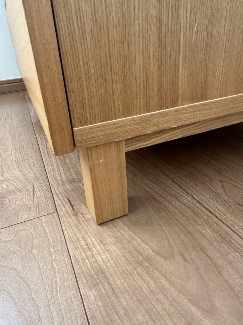 無印良品 4段チェスト・タモ材（廃盤品）
