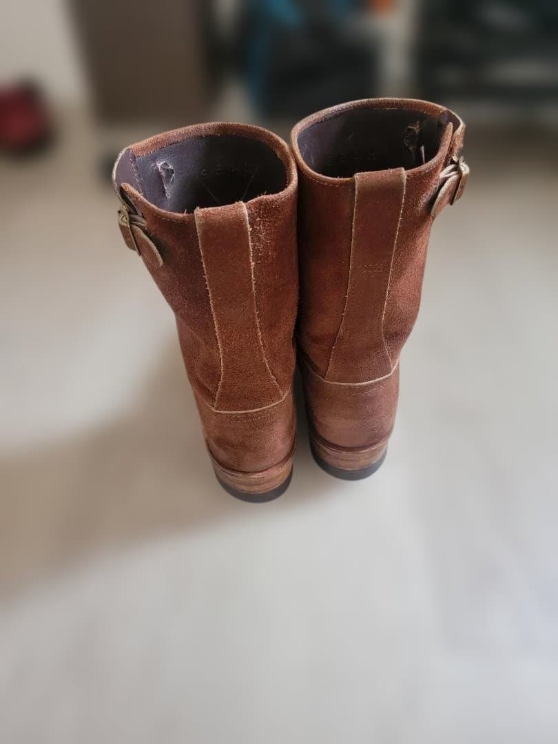 Wesco スエード ブラウン エンジニアブーツ