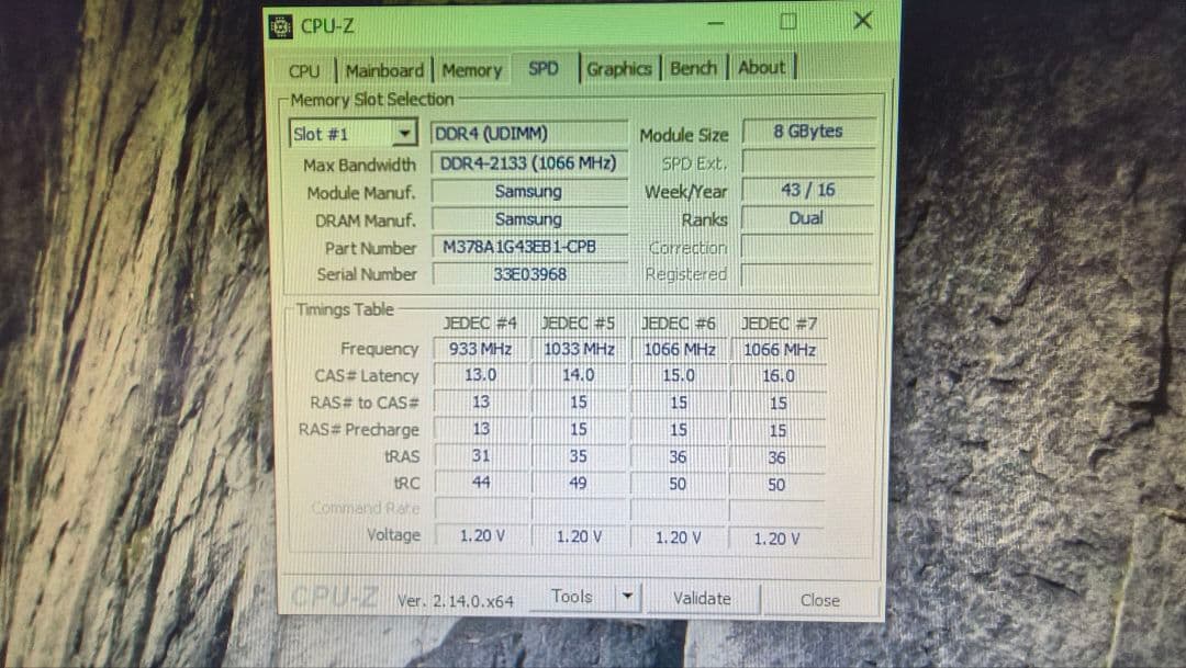 DDR4 8GBx4枚 32GB 動作確認済み ③