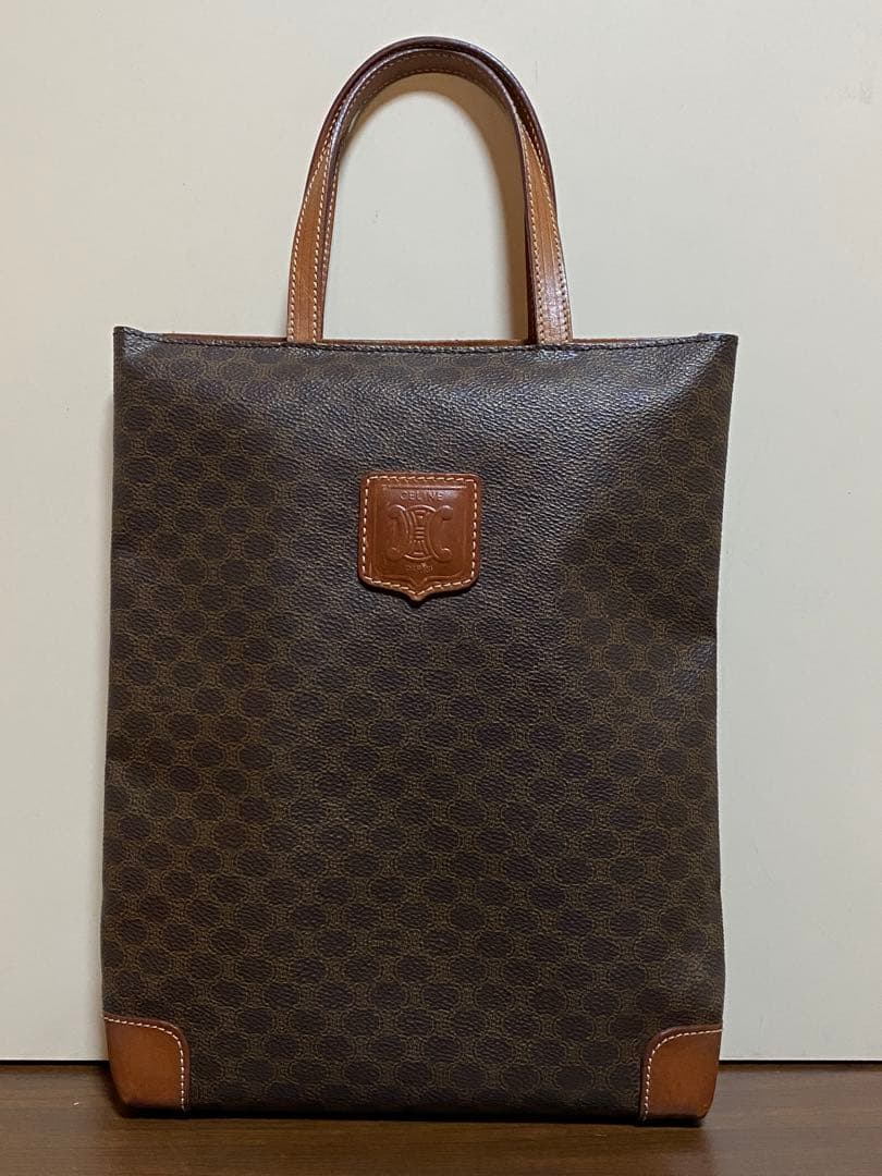 最終 セリーヌ ハンドバッグ マカダム M171 CELINE ミニトート