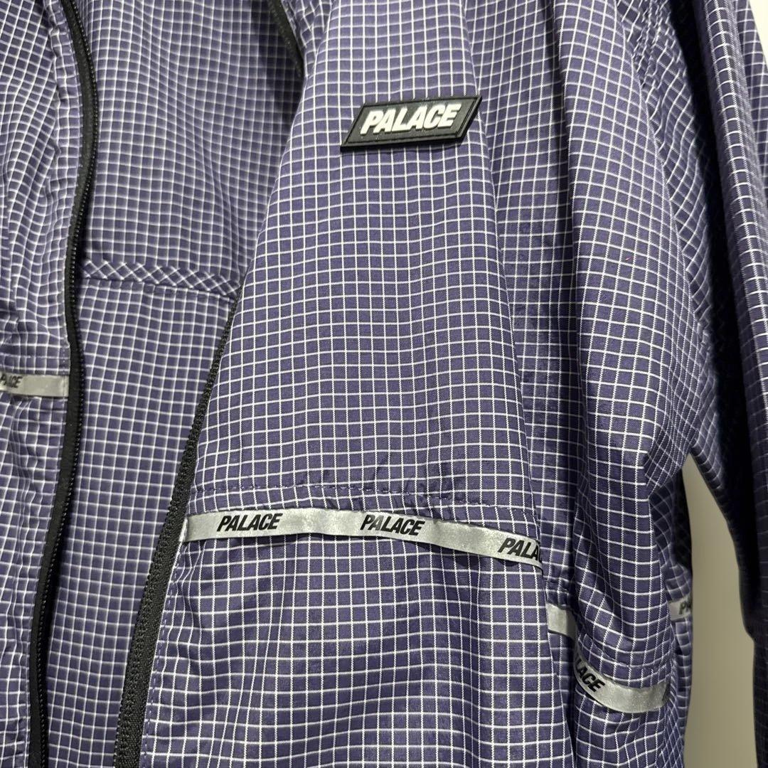 PALACE チェック柄ナイロンジャケット Mサイズ