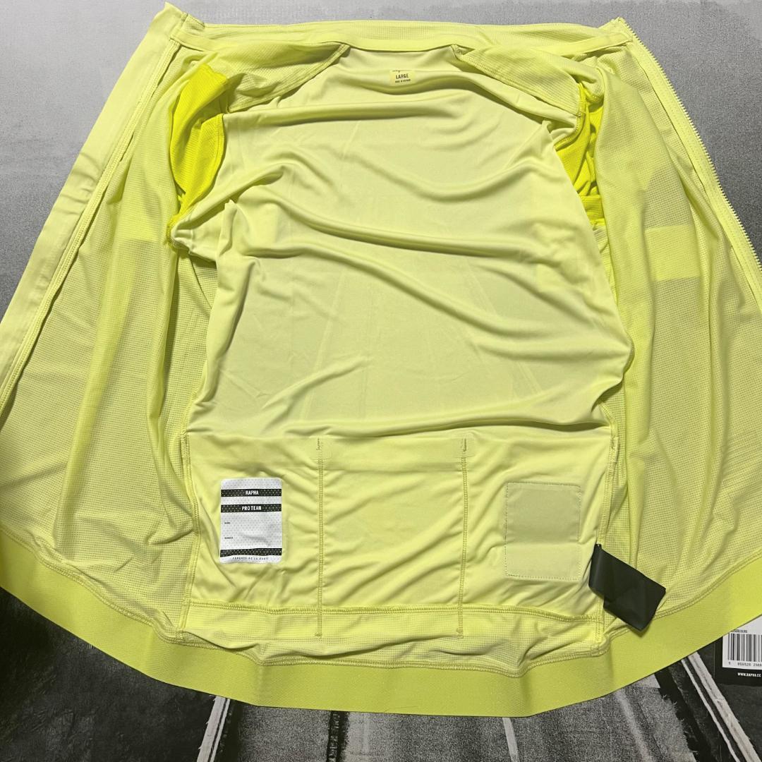 新品 Rapha メンズ プロチーム トレーニング ジャージ Lサイズ ライム