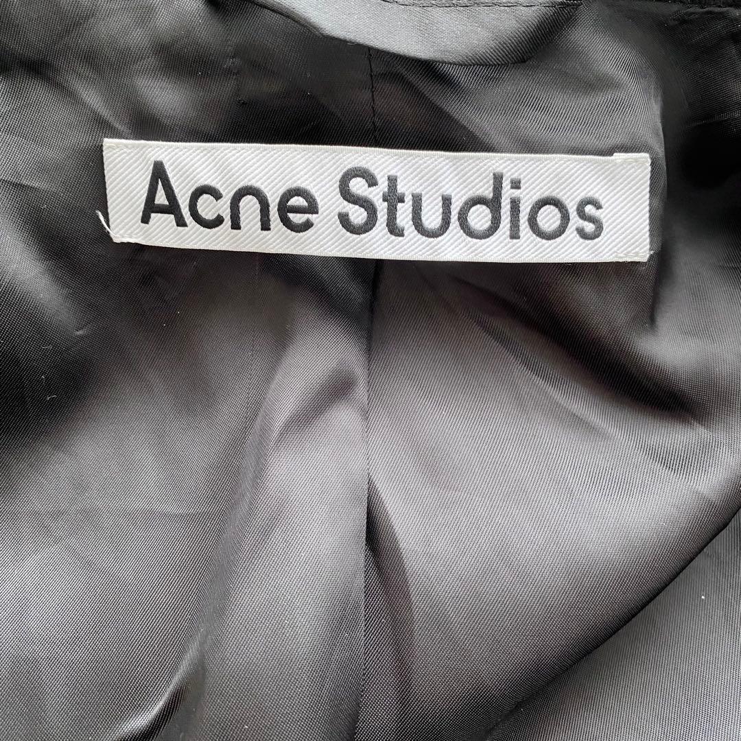 Acne Studios 23AW ファネルネックコート　オーバーサイズ アクネ
