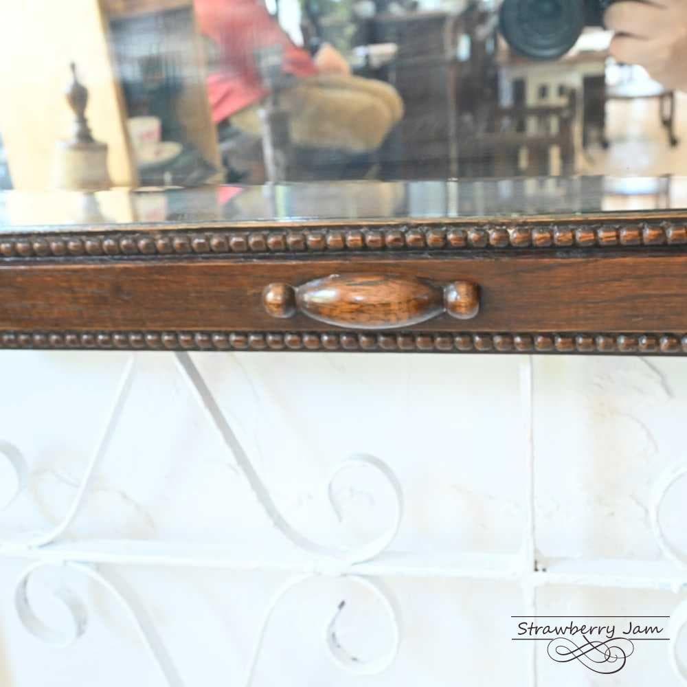 L3705-254 英国アンティーク オーク 壁掛けミラー ミラー インテリア