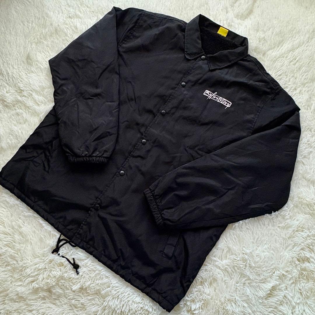 【限定希少】マイファス☆限定コーチジャケット 東京ドーム 裏起毛 黒 XL