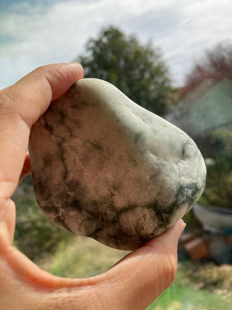 糸魚川翡翠　2個セット　ひすい　原石　圧砕