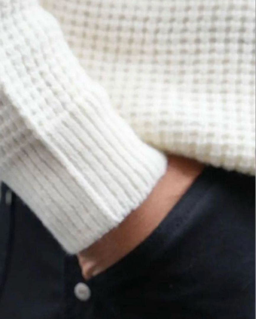 Daydream デイドリーム ウールワッフルニット M OVY