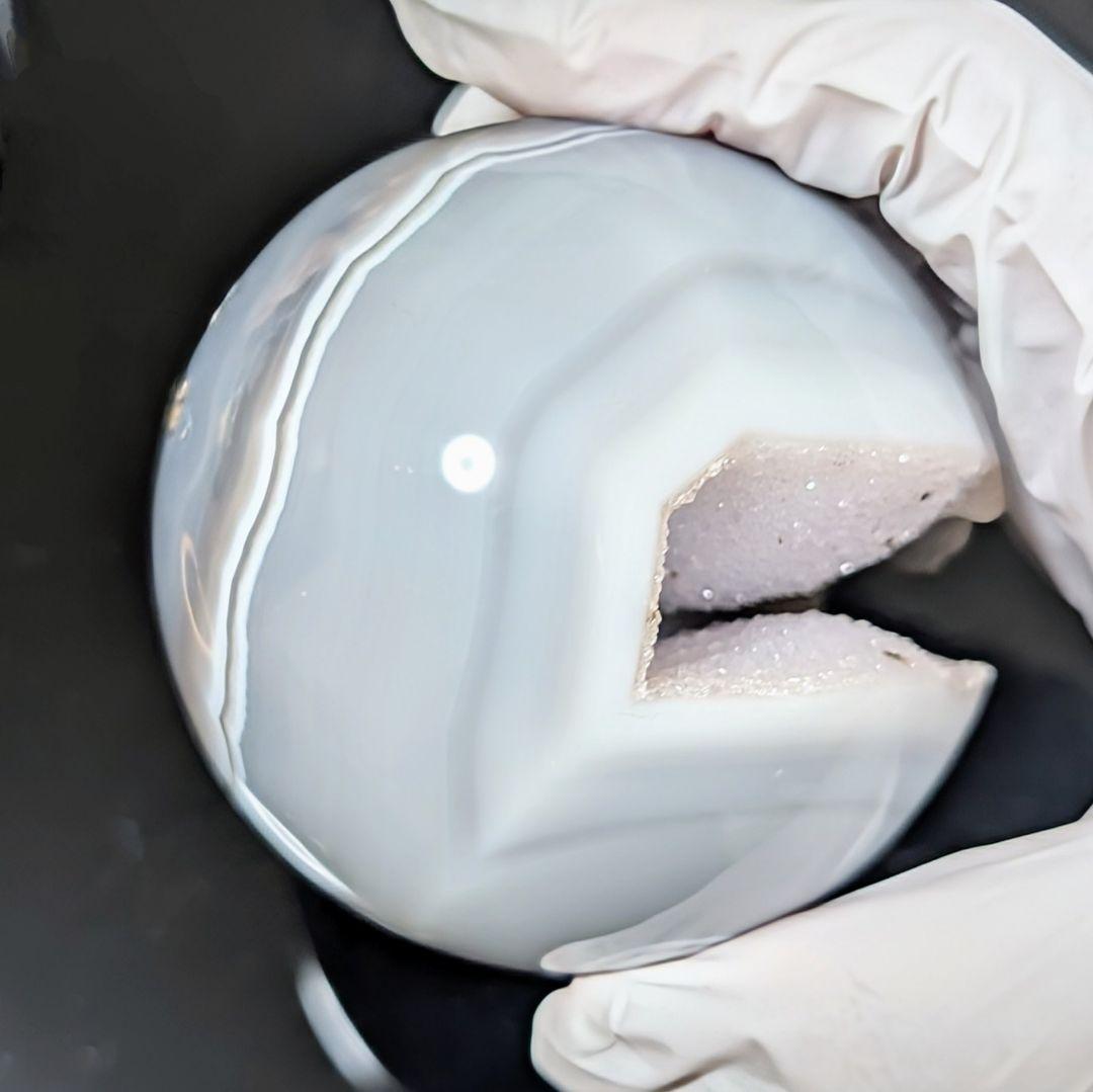 笑口 ジオード瑪瑙 スフィア