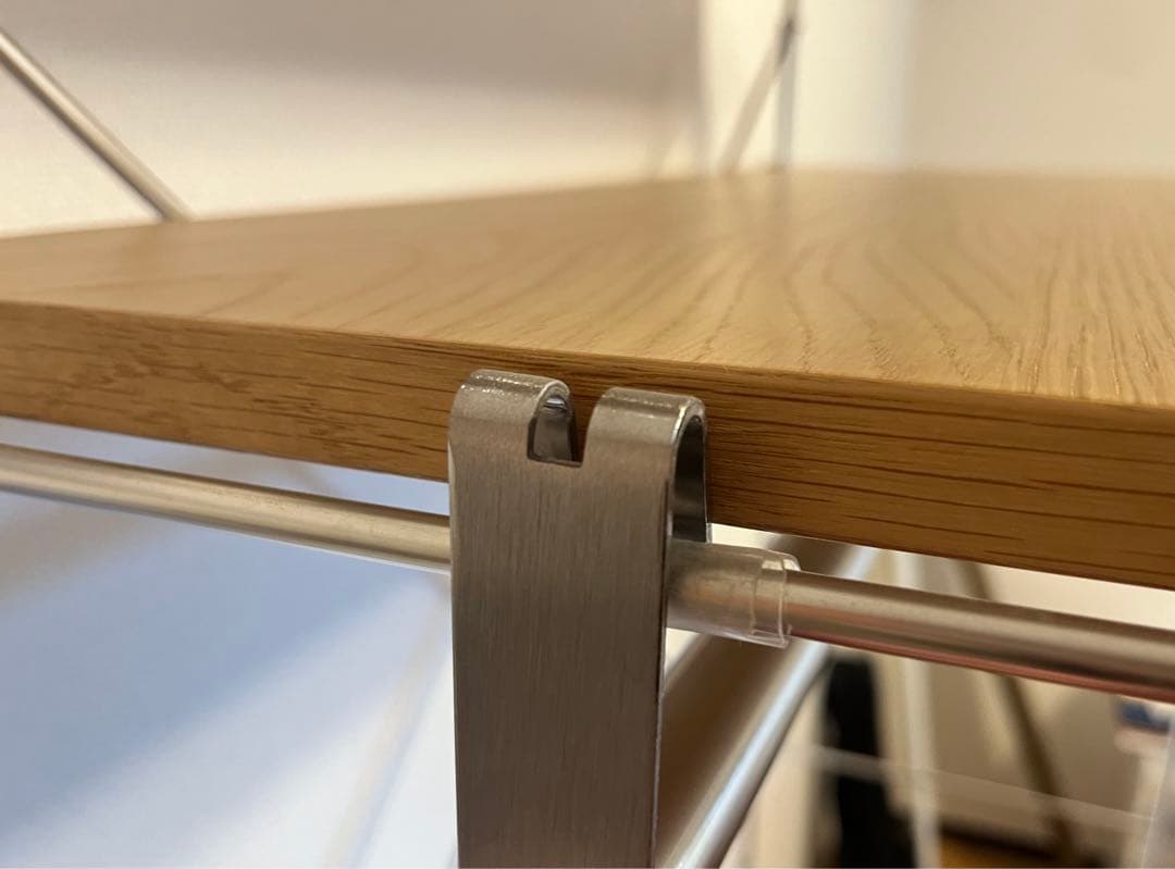 MIJI 無印良品　ステンレスユニットシェルフ・オーク材・ワードローブセット