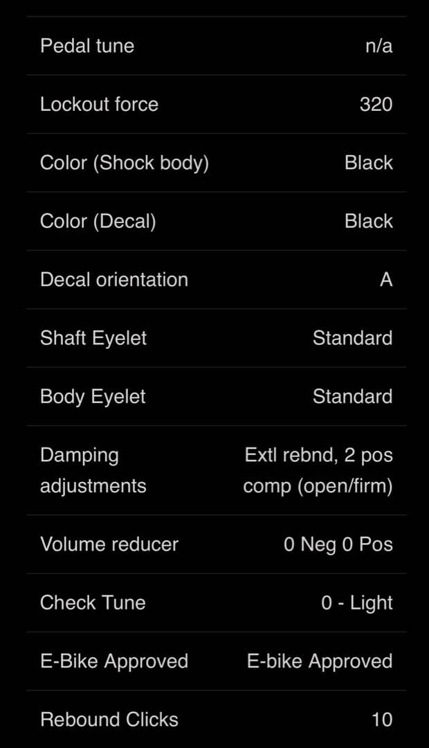 RockShox Deluxe Select+ リアサスペンション