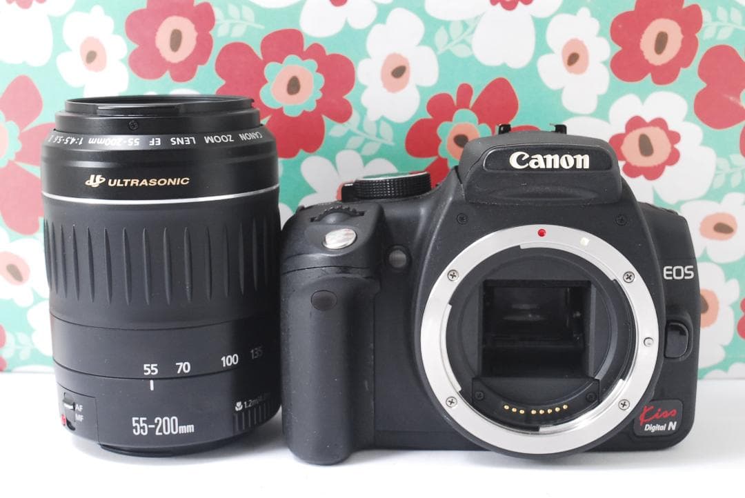 け*こ様 ❤初心者にオススメ❤Canon kiss N❤スマホに転送❤望遠レンズ