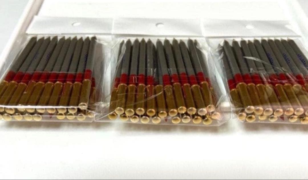 PILOT鉛筆　60本　キャップと赤色付き 2色鉛筆　希少