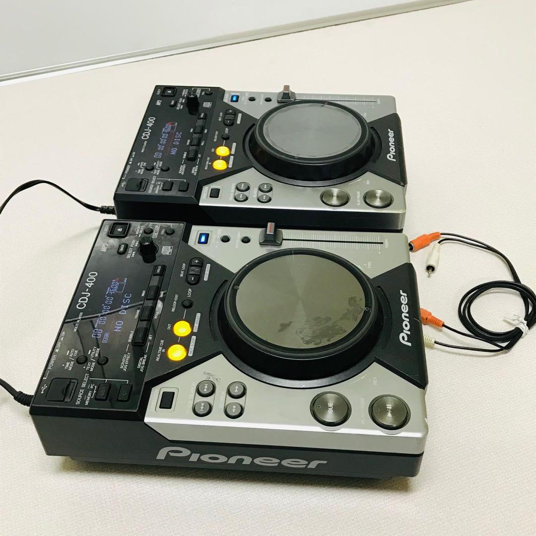 パイオニア　Pioneer CDJ-400 2台セット 動作確認済みです本体のみ