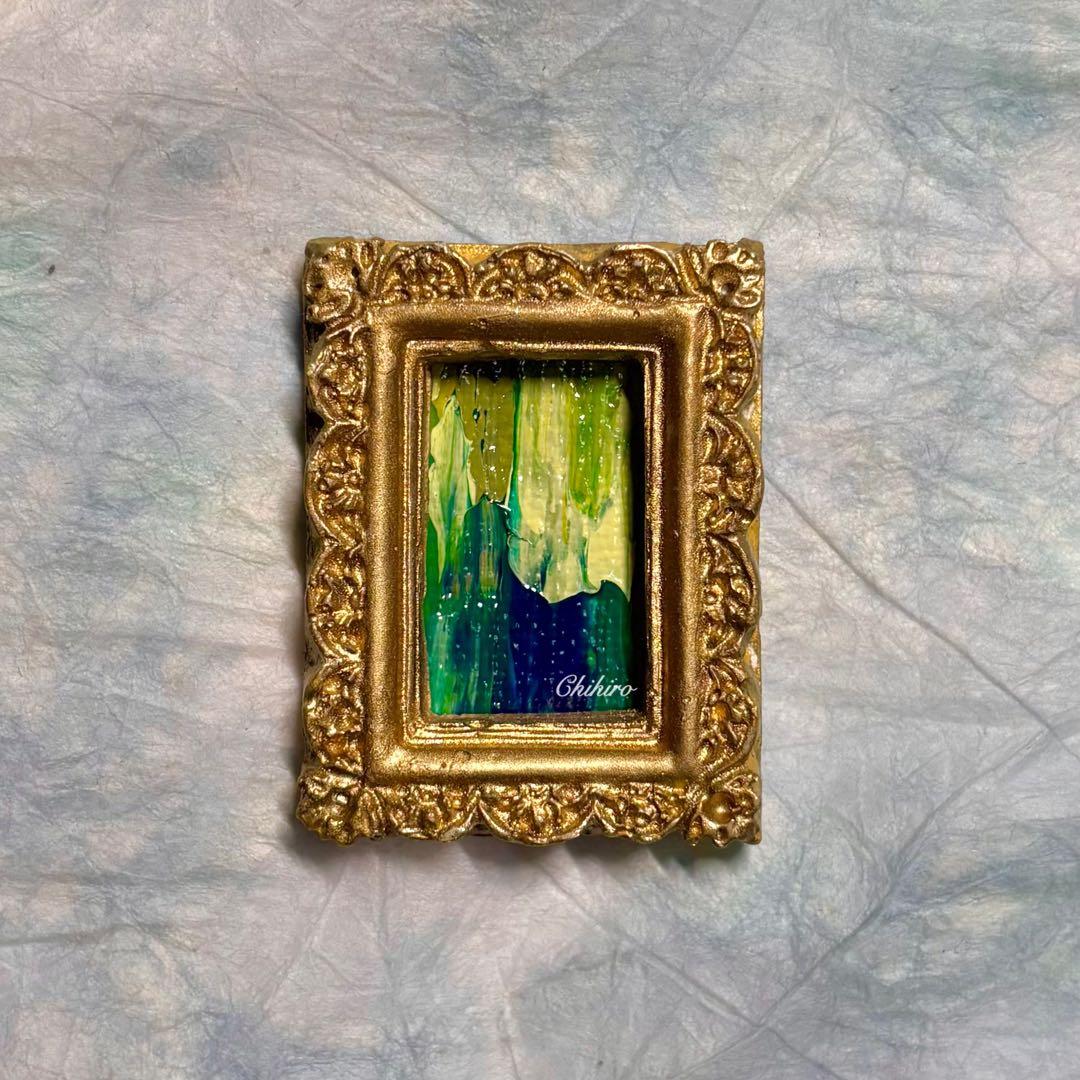 絵画 猫 猫の絵 アクリル画 ミニ絵画 マグネット 静物画 抽象画 セット販売