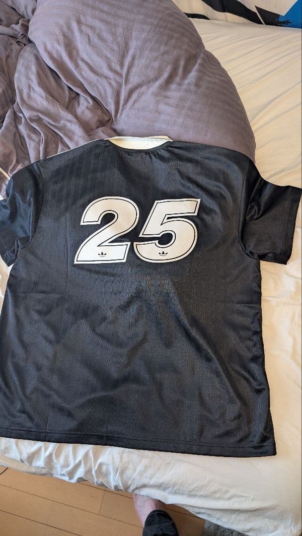 adidas oasis シャツ 25号 黒