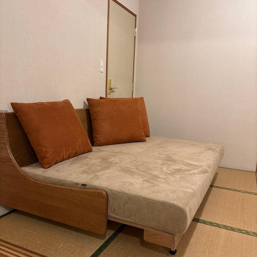 モーブル 大型ごろ寝ソファ 200cm リビング　和室対応　極美品