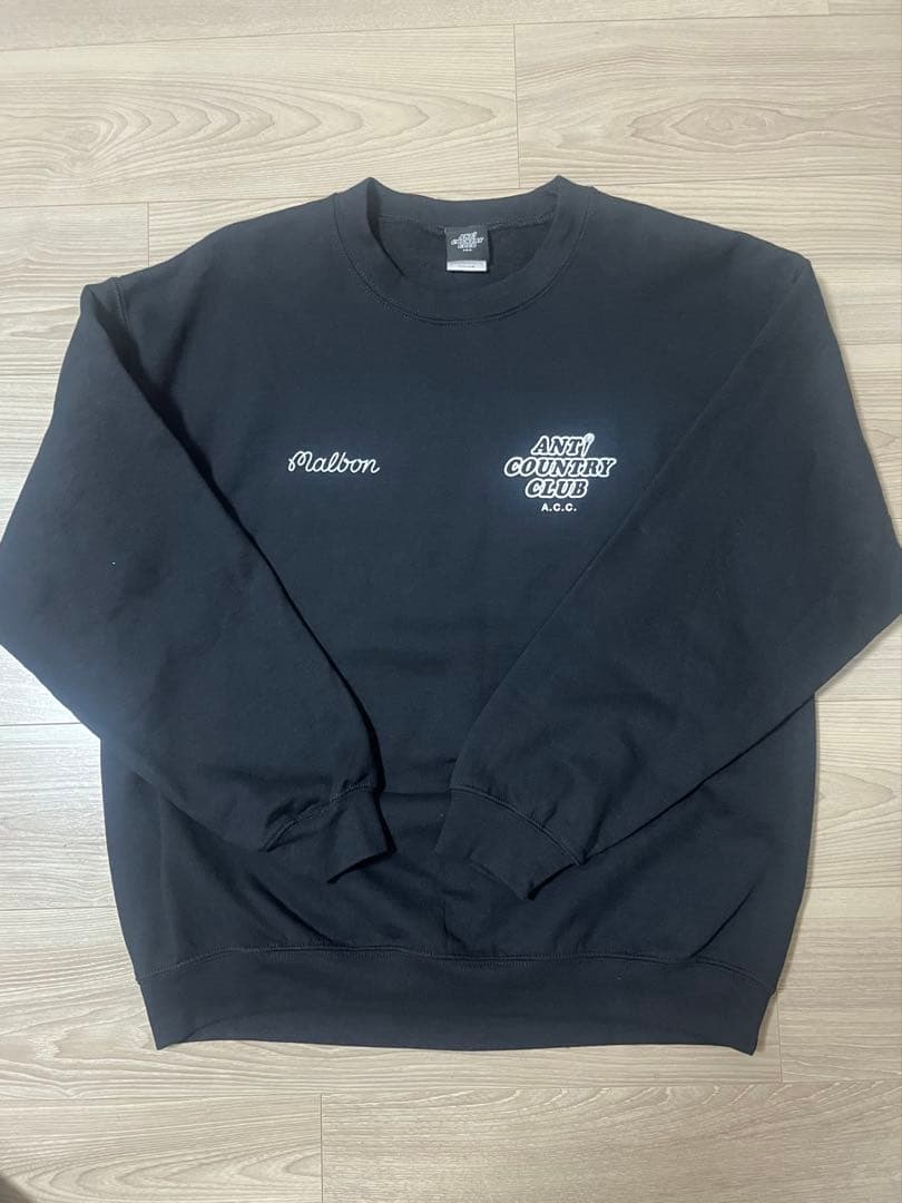 【値下げ】ANTi COUNTRY CLUB × MALBON スウェット
