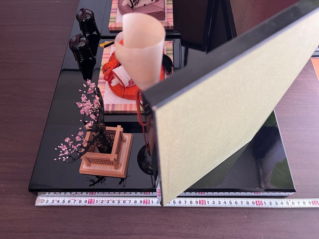 【送料込】雛人形　初代石川潤平　伝統工芸品　木目込み　ひな祭り