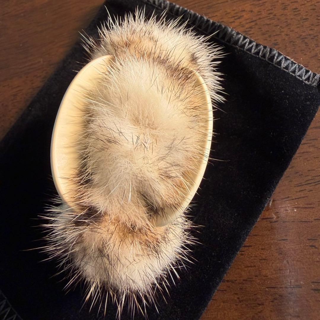 アレクサンドルドゥパリ ミンクファー ヘアクリップ 限定 入手困難