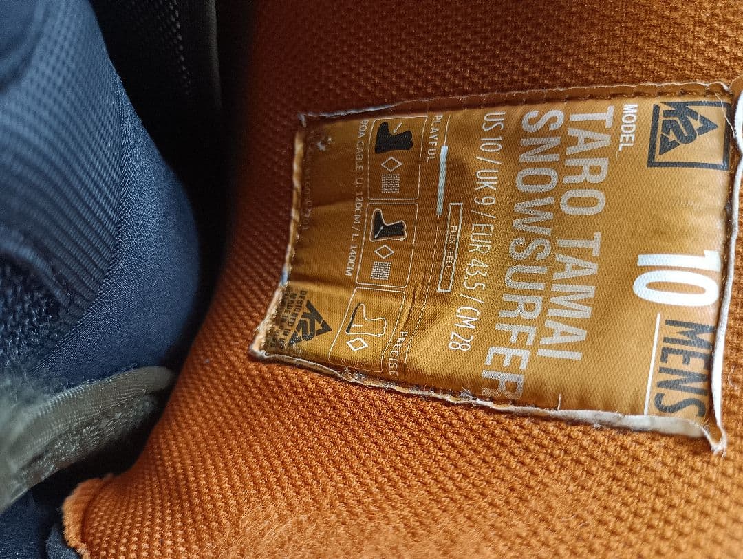 k2 TAROT TAMAI 28㎝　ゲンテン　スノーサーフ