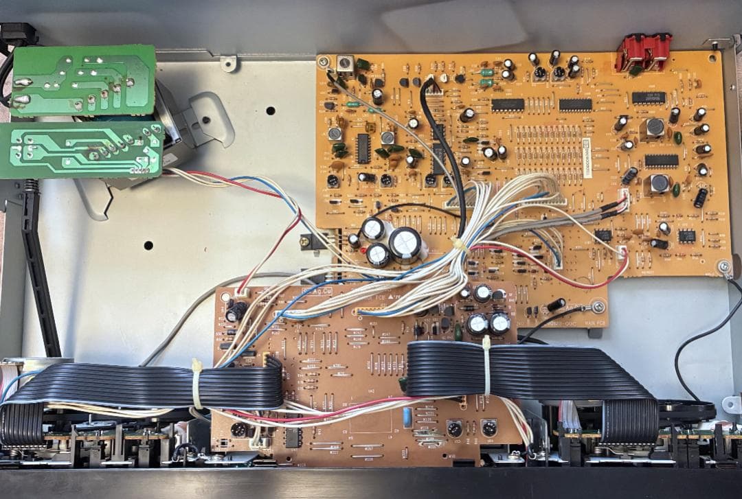 【動作OK！！】ダブルカセットデッキ　TEAC　W-790R　⑤