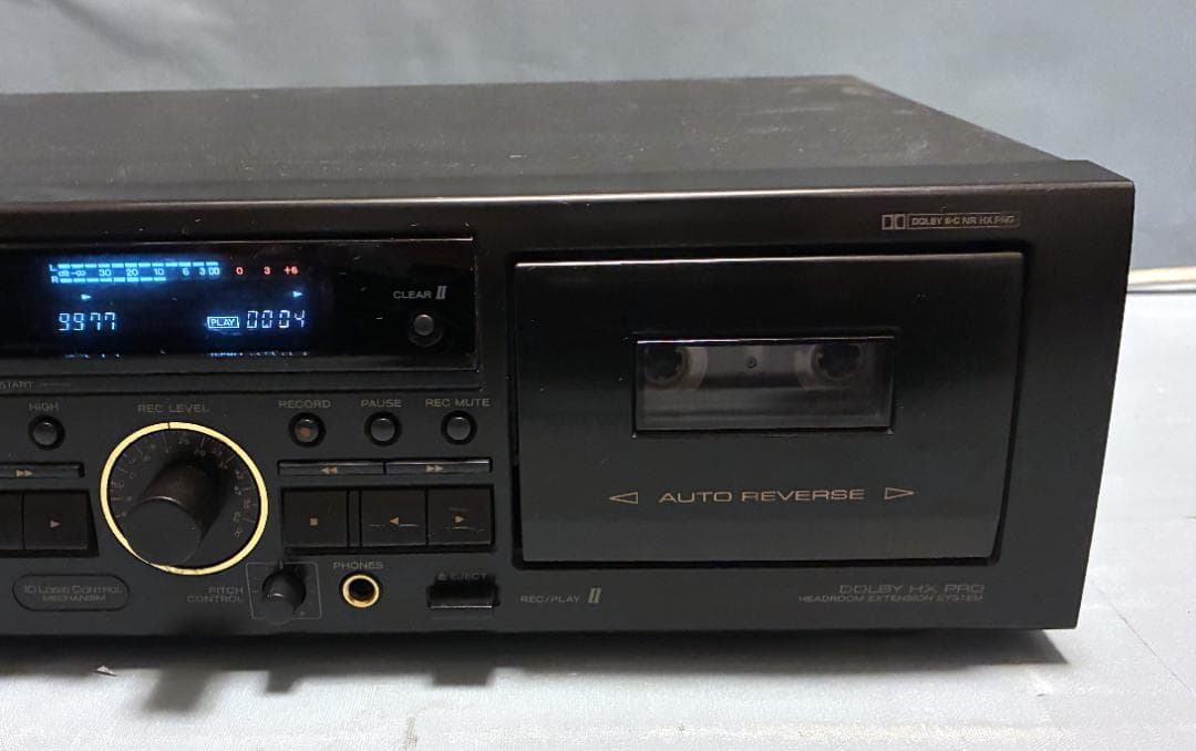 【動作OK！！】ダブルカセットデッキ　TEAC　W-790R　⑤