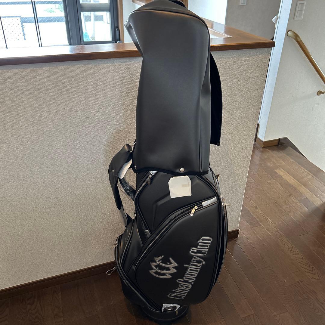 千葉カントリークラブ　オリジナルゴルフバッグ ブラック
