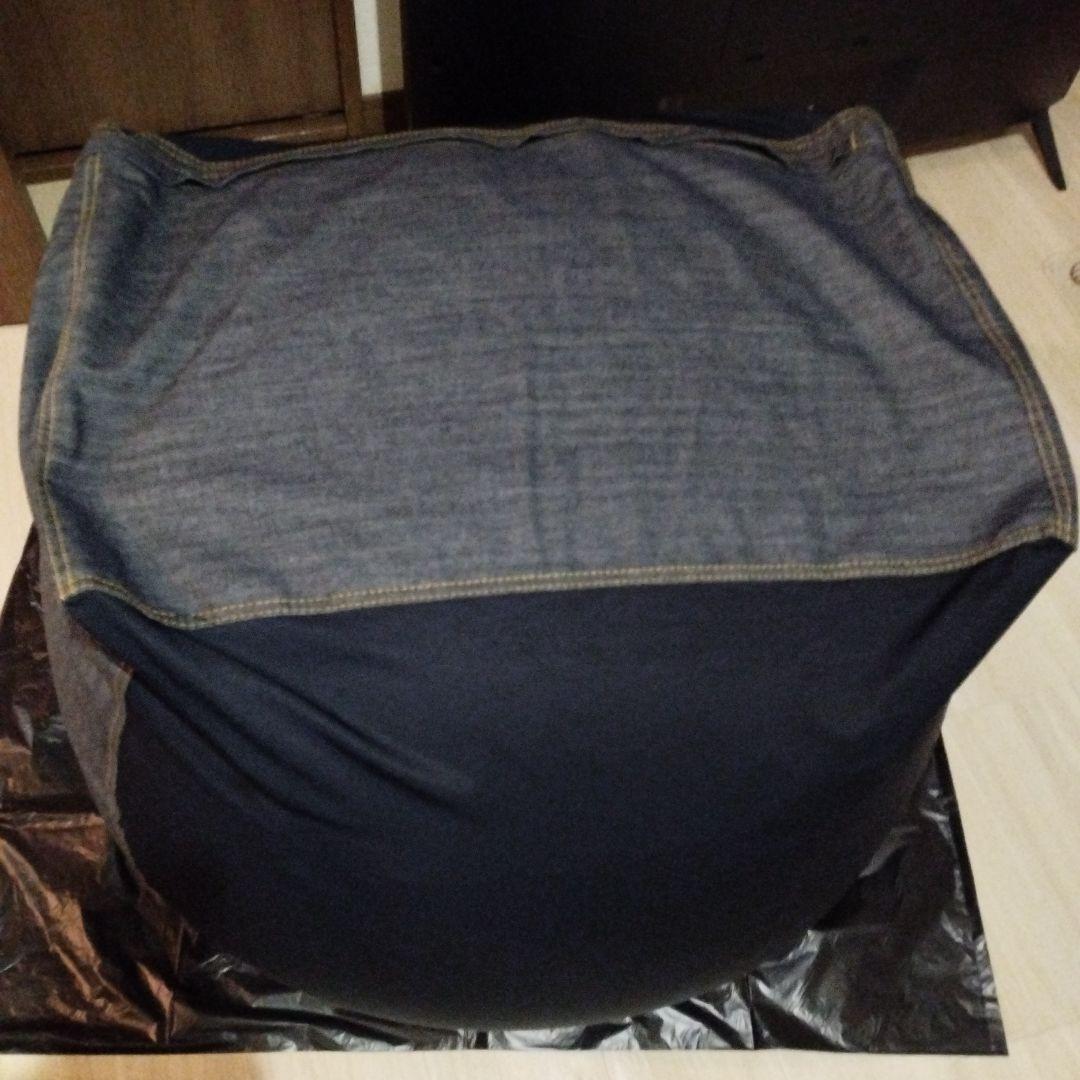 無印良品 体にフィットするソファ大・綿デニムネイビーセット 65×65×43cm