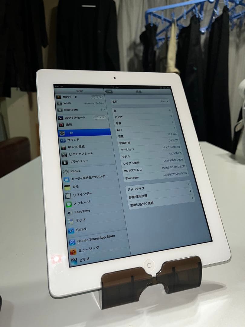 64GBバッテリー83%iPad 3世代 Dual Boot iOS9 & 6