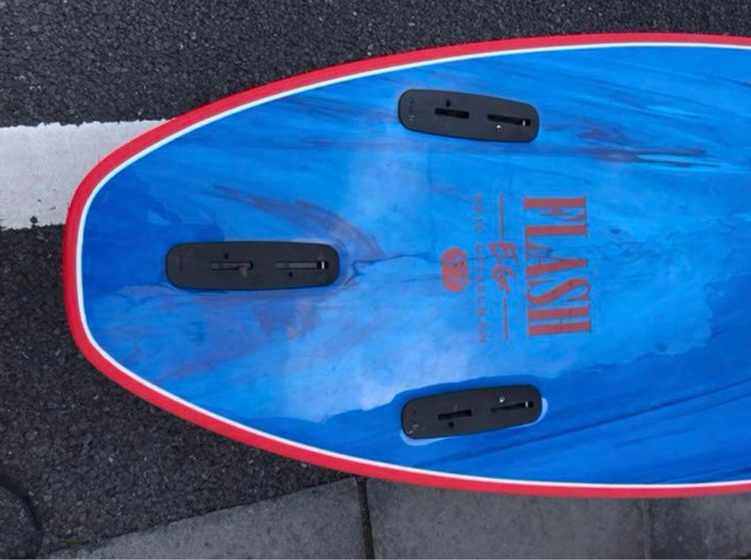 hirooo! ソフテックFLASH 5’7 ソフトボード　フィン.ケース