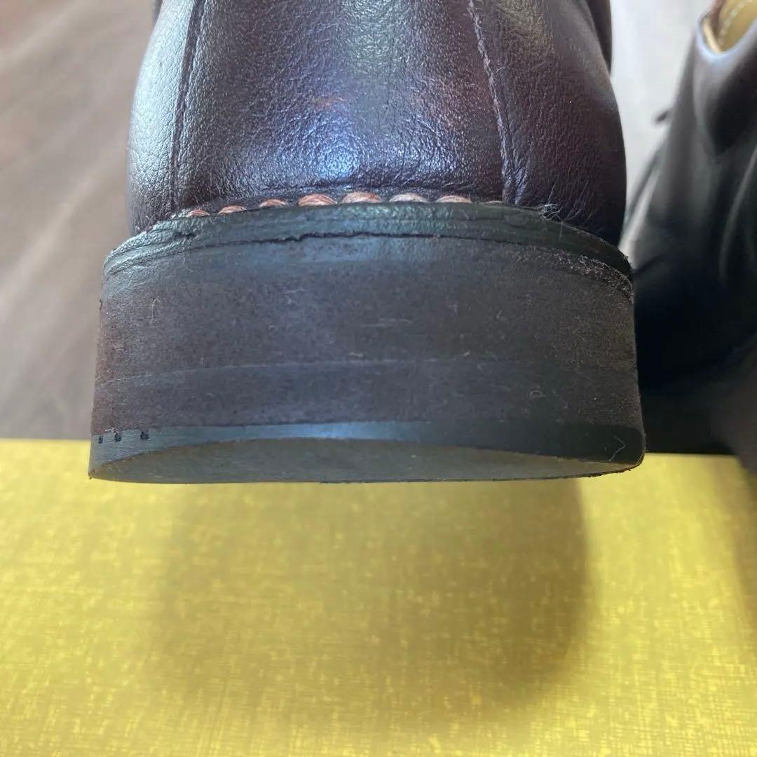 ヒロポン　リーガルウォーカー プレーントゥ ダークブラウン