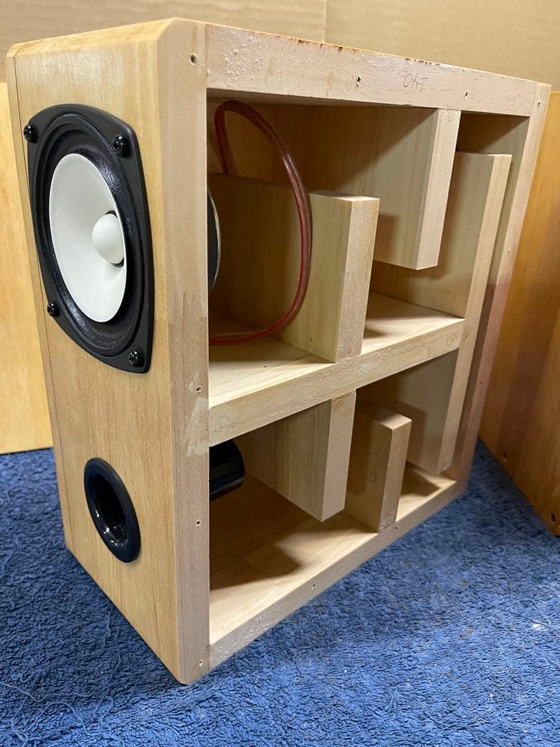 fostex 103NV2 バスレフバックロード　自作スピーカー