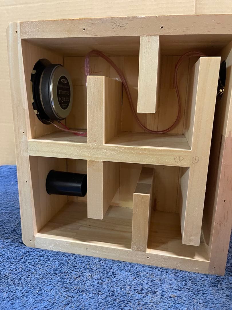 fostex 103NV2 バスレフバックロード　自作スピーカー