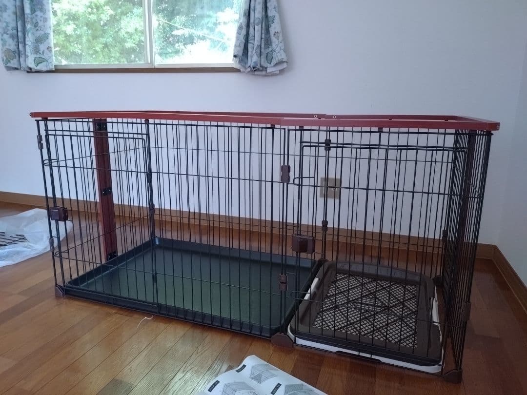 大型犬用金属製犬用ケージ