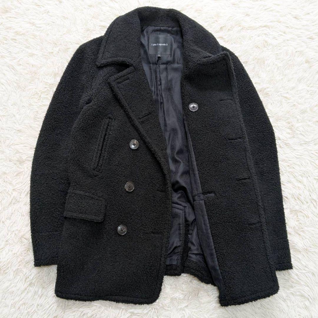 1PIU1UGUALE3 SHEEP BOA P COAT ボア ダブルコート