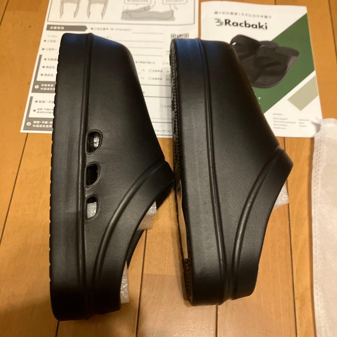 Racbaki ラクバキ イージーサボ　レディースL ブラック