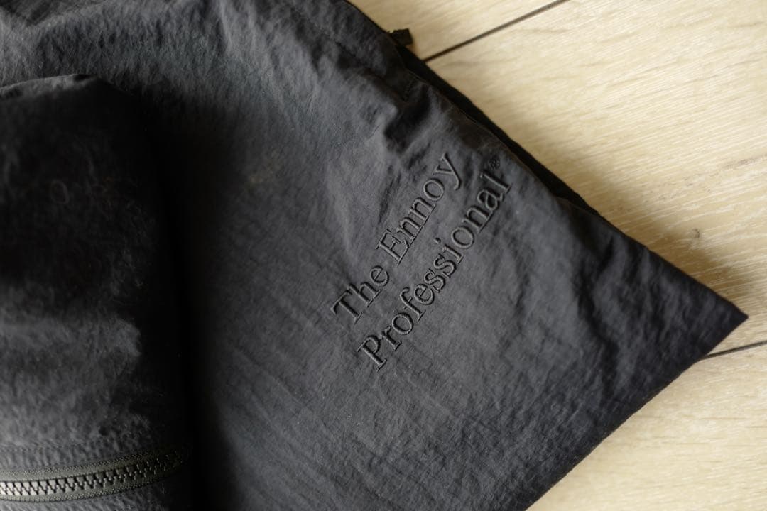 エンノイ　ennoy シャカシャカ　トリプルブラック　セットアップ