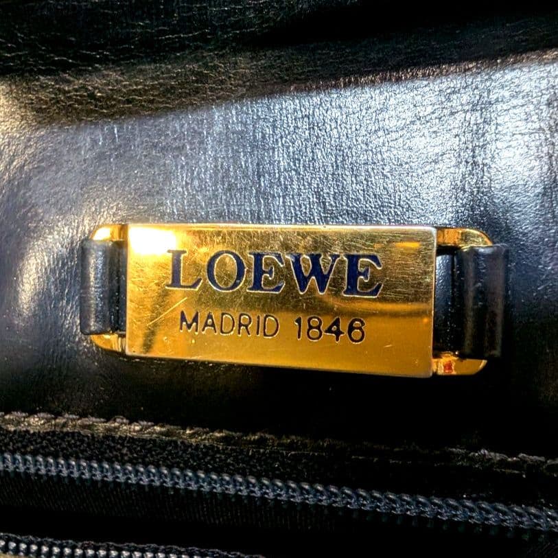♥まこ♥美品♥ ロエベ ショルダー アナグラム レザー OLD LOEWE
