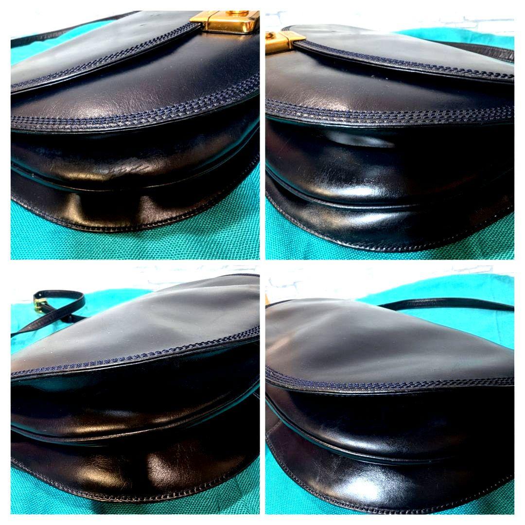 ♥まこ♥美品♥ ロエベ ショルダー アナグラム レザー OLD LOEWE